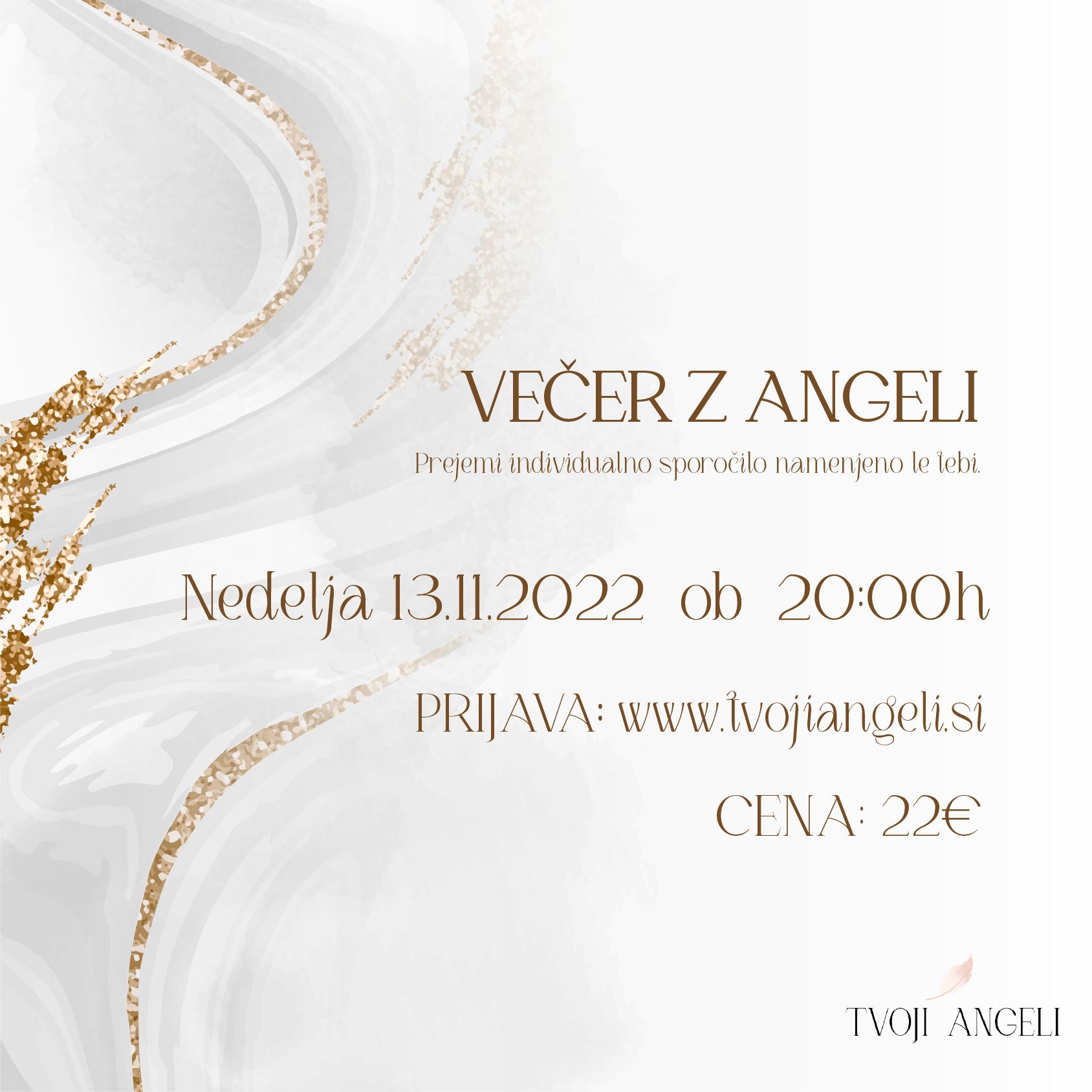 Večer z angeli 13.11.2022 Tvoji Angeli