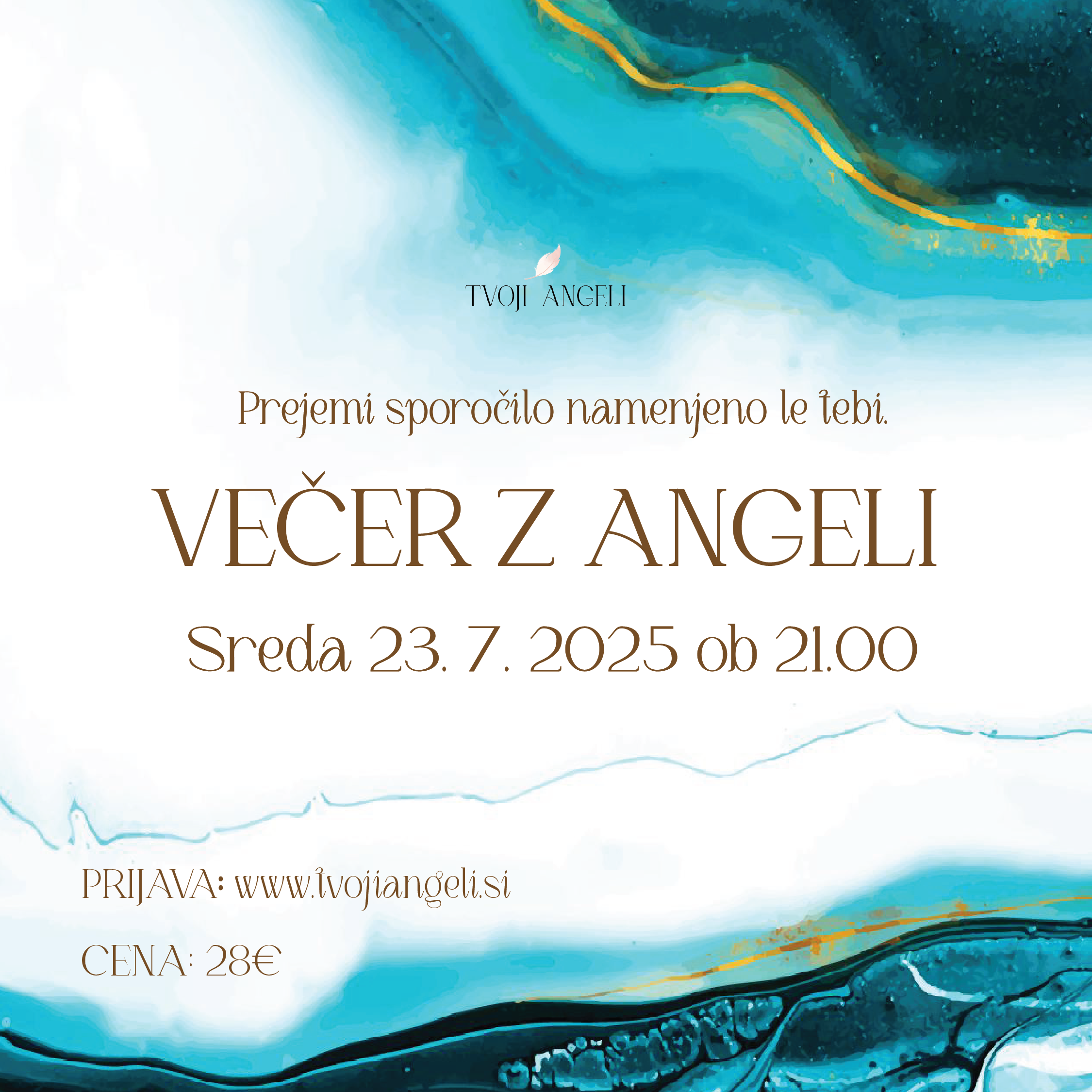 Večer z Angeli 23.7.2025 - Tvoji Angeli - kanaliziranje - Špela Bajt Butko