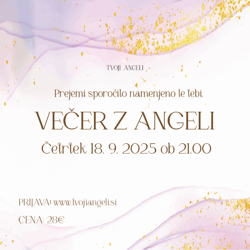 Večer z Angeli 18.9.2025 - Tvoji Angeli - kanaliziranje - Špela Bajt Butko