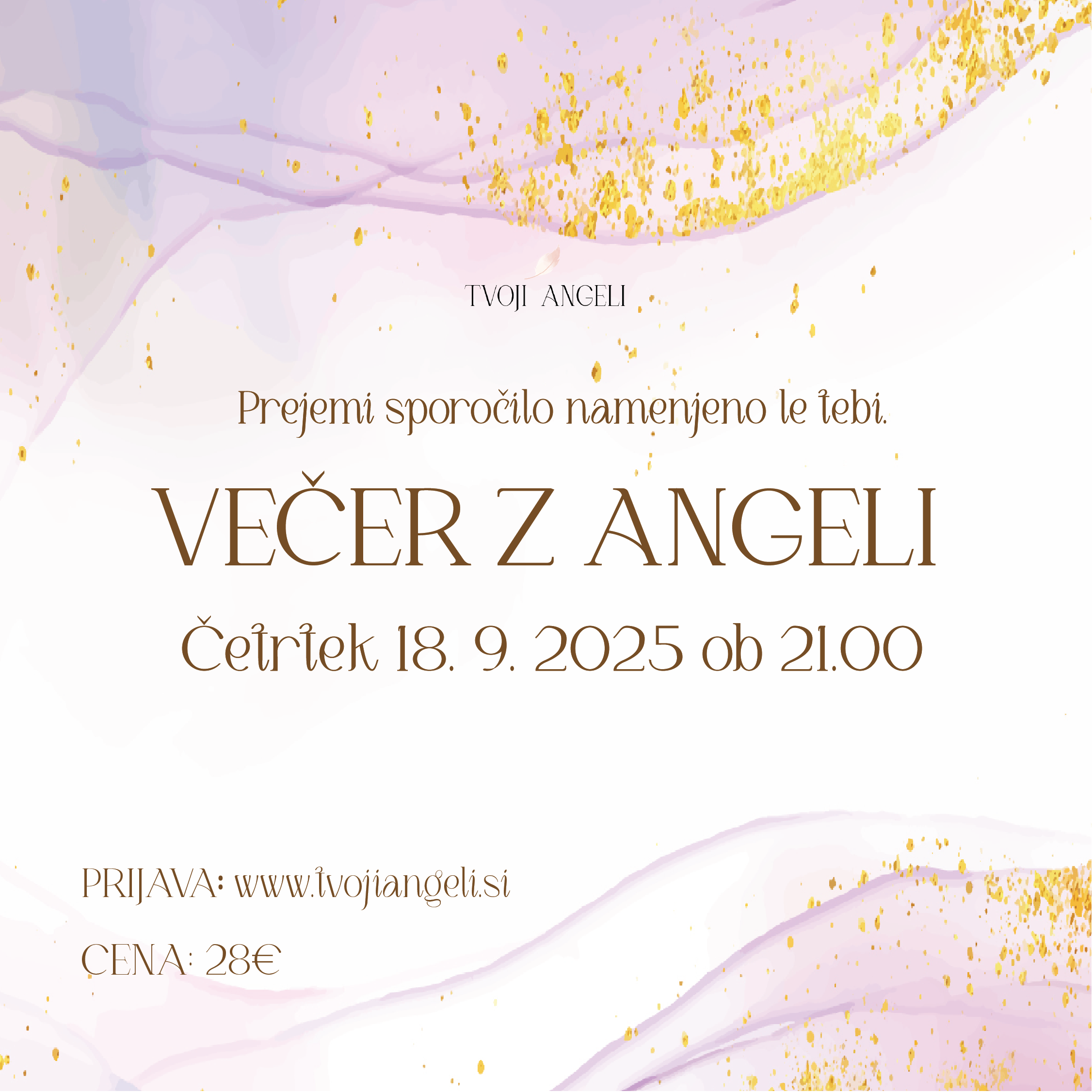 Večer z Angeli 18.9.2025 - Tvoji Angeli - kanaliziranje - Špela Bajt Butko