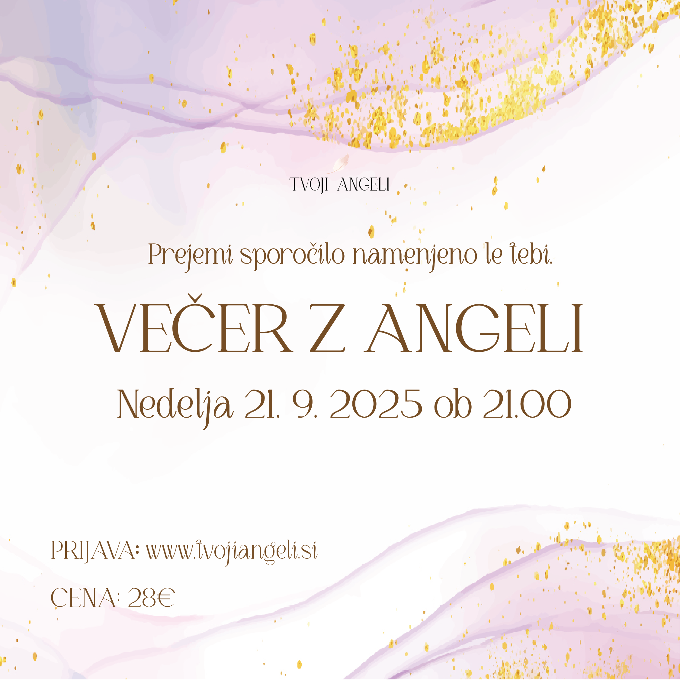 Večer z Angeli 21.9.2025 - Tvoji Angeli - kanaliziranje - Špela Bajt Butko