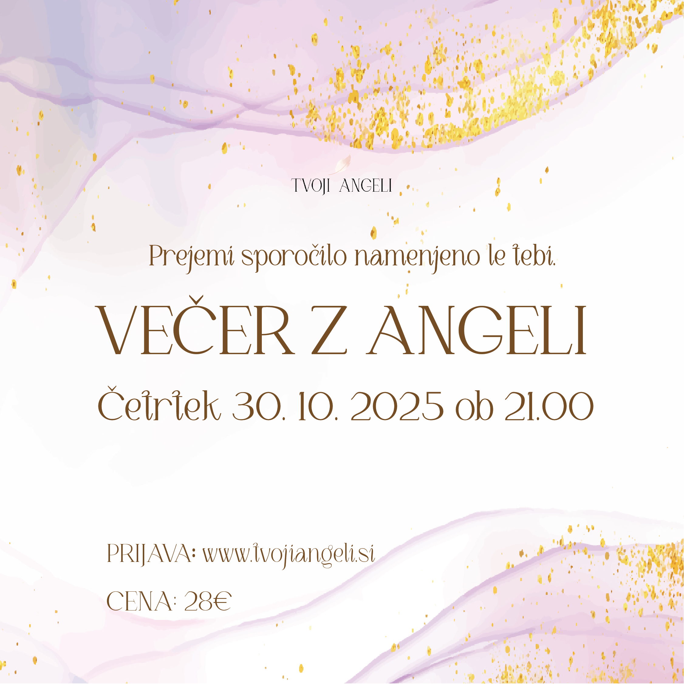 Večer z Angeli 30.10.2025 - Tvoji Angeli - kanaliziranje - Špela Bajt Butko