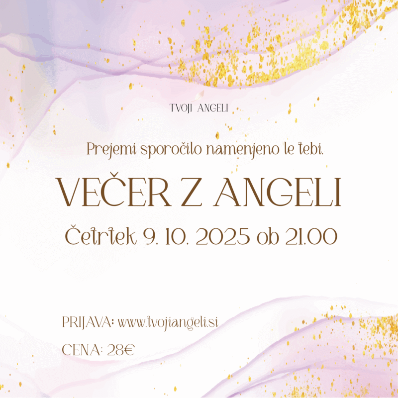 Večer z Angeli 9.10.2025 - Tvoji Angeli - kanaliziranje - Špela Bajt Butko