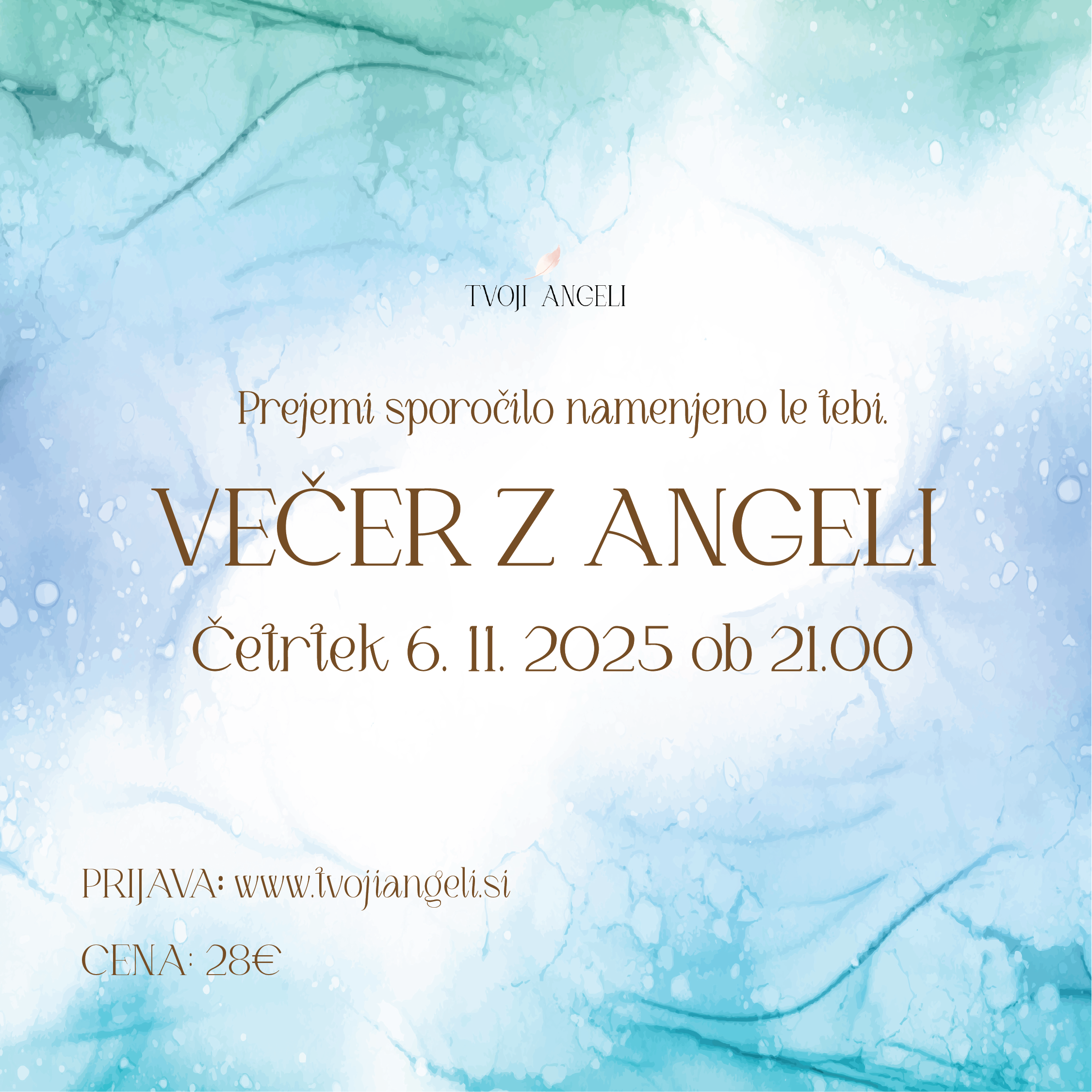 Večer z Angeli 6.11.2025 - Tvoji Angeli - kanaliziranje - Špela Bajt Butko