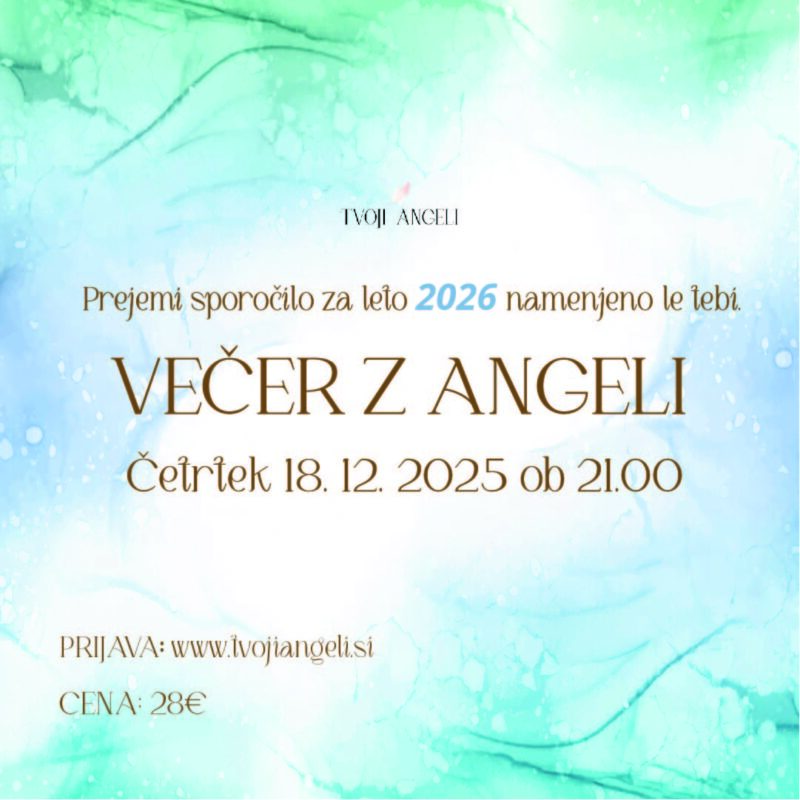 Večer z Angeli 18.12.2025 - Tvoji Angeli - kanaliziranje - Špela Bajt Butko