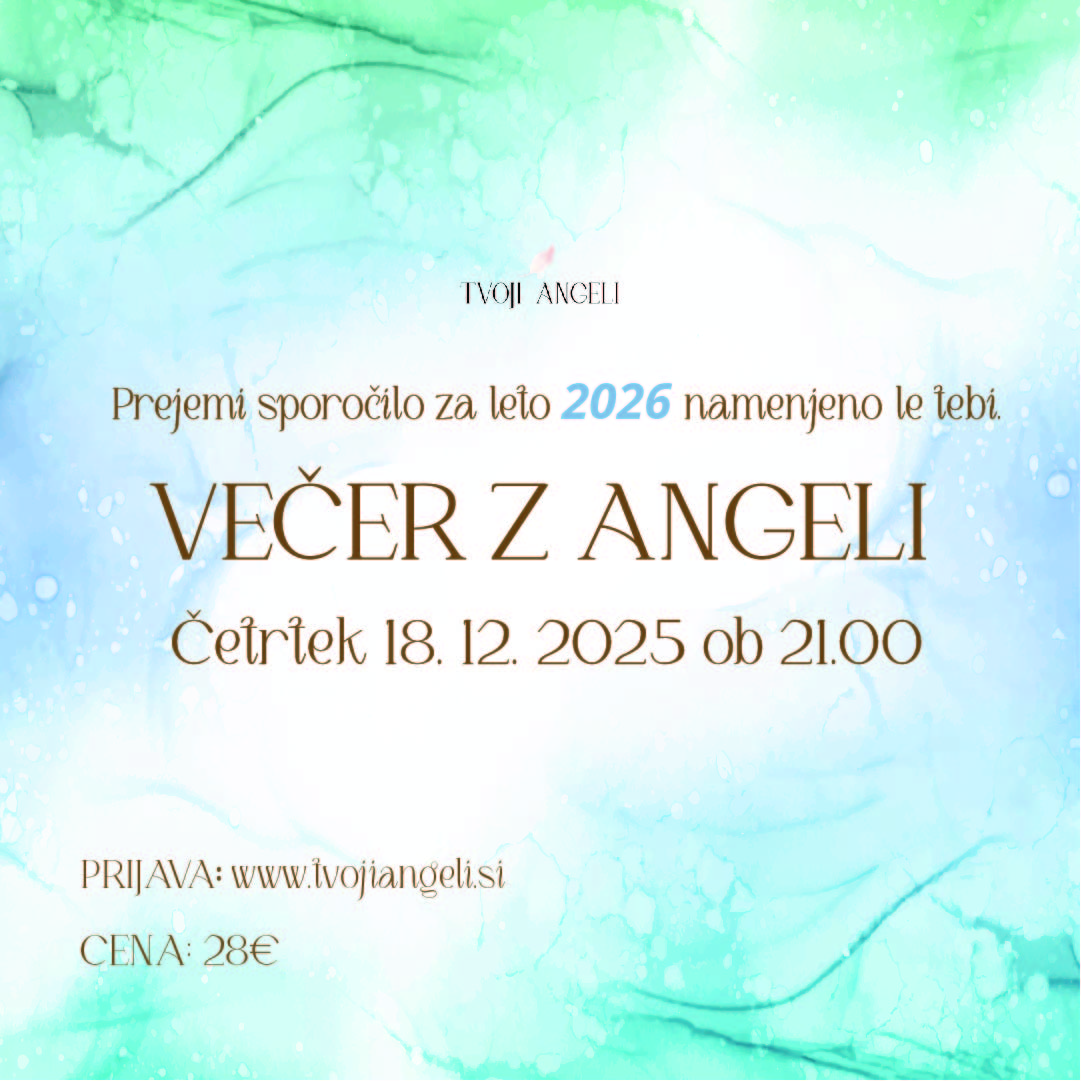 Večer z Angeli 18.12.2025 - Tvoji Angeli - kanaliziranje - Špela Bajt Butko