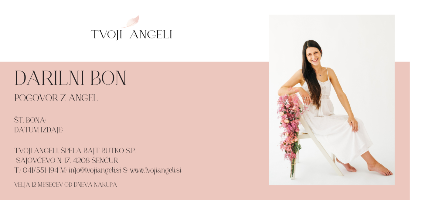 Darilni bon - Tvoji Angeli - Špela Bajt Butko