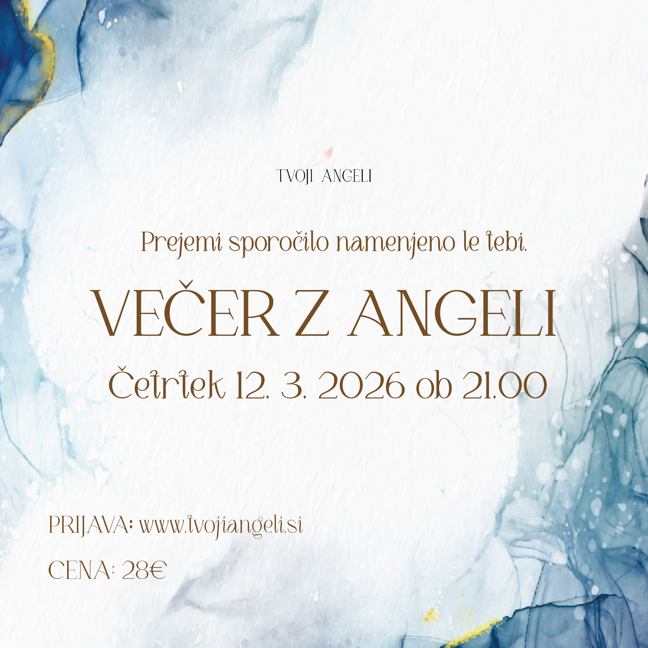 Večer z Angeli 12.3.2026 - Tvoji Angeli - kanaliziranje - Špela Bajt Butko
